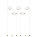 815501 Люстра DAFNE LED 5x8.5W ЛАТУНЬ 3000K