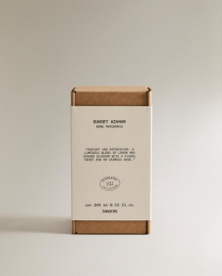 Zara Home Аромадиффузор Sunset Azahar 240 мл, тростниковые палочки микадо, аромат цветочный, Розовый