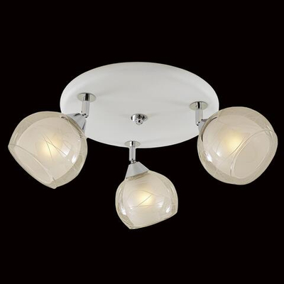 Citilux Самба CL158131 Люстра с поворотными плафонами Белая Хром