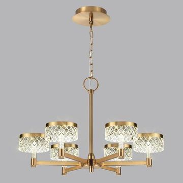 5032/36L L-VISION ODL24 567 античн.бронза/металл/акрил Люстра LED 36W 4000K 2596лм FIVRE