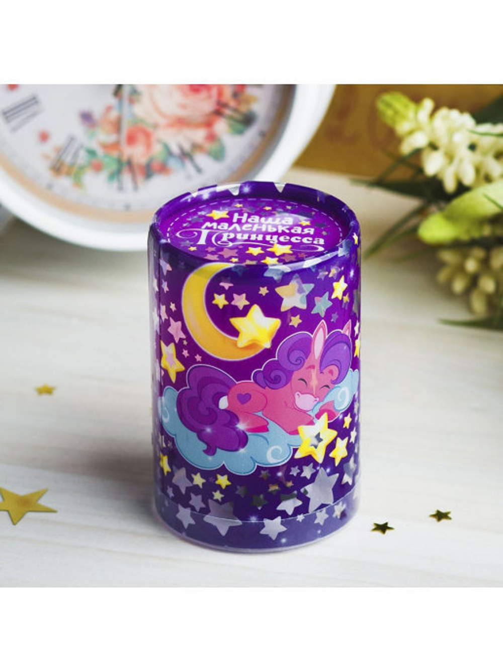 2279887 Ночник детский с проектором «Наша маленькая принцесса», 8 х 5 см