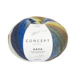 AAVA SOCKS (204/Сине-Коричнево-Желто-Серый)