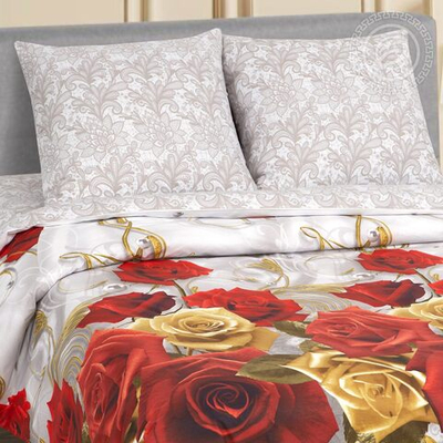 Постельное белье поплин 1,5 спальное Каприз 900 АРТПОСТЕЛЬ