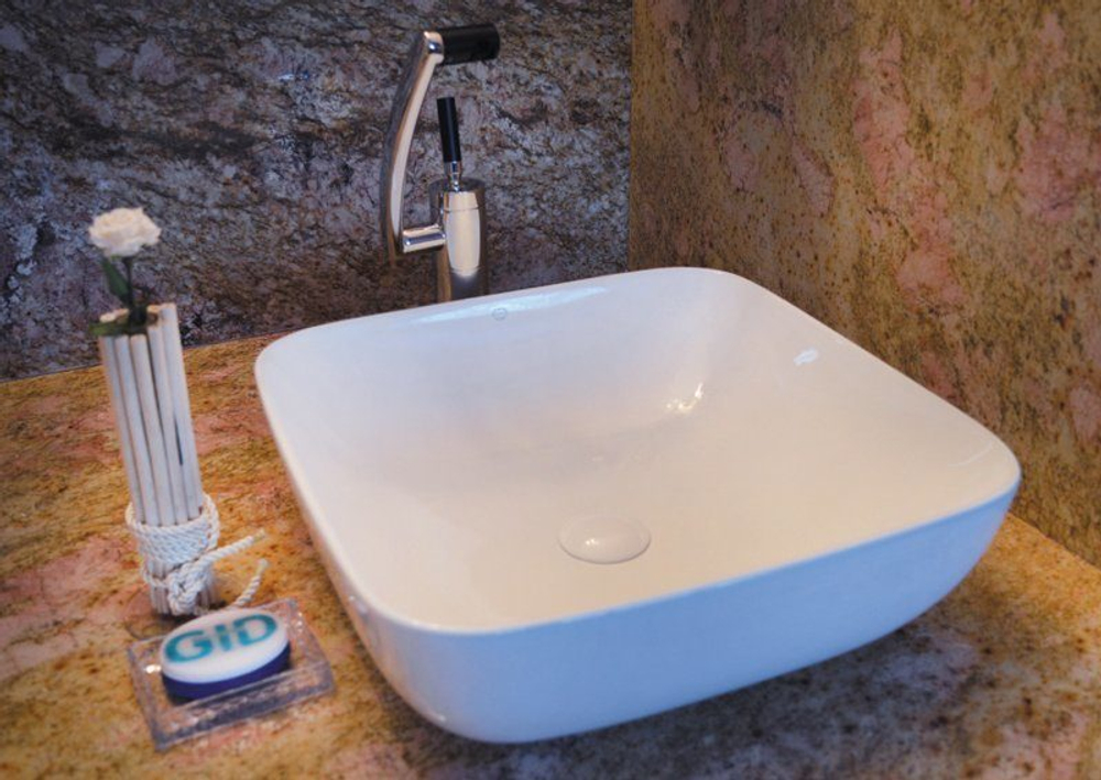 Раковина Gid N9439 45x45 накладная