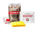 Гемостатическая салфетка ТАЛЛМИН-БЕЛ стерильная 10х7 см (отрывной пакет)