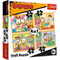 Pazl \ Puzzle \ Пазлы Puzzles - "4in1" - Garfield loves lasagna / Nickelodeon Garfield