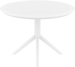 Комплект пластиковой мебели Siesta Contract Sky Ø105 Air XL, белый