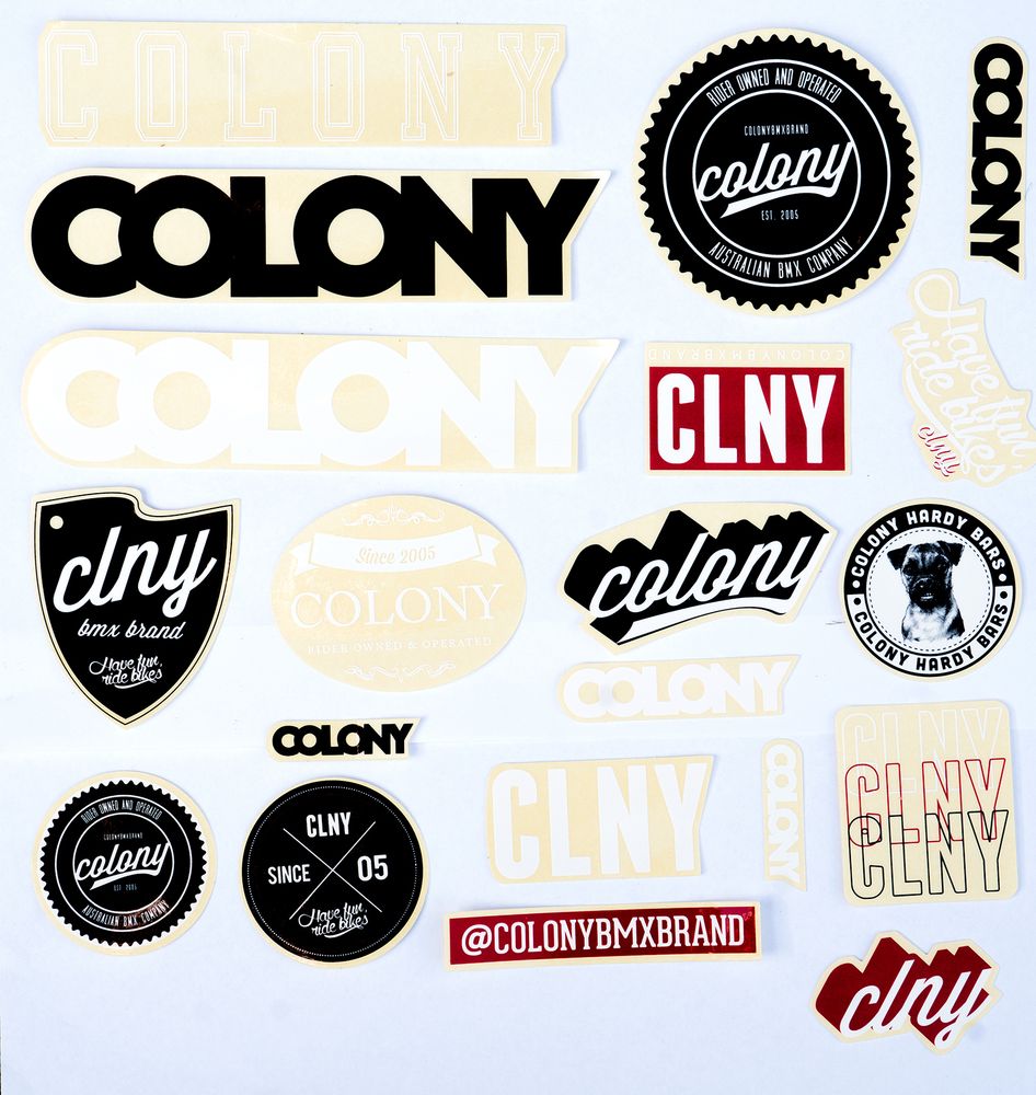 Наклейки стикеры Sticker Pack - 23 Assorted pieces NEW DESIGN STICKERS, цвет Shipped Assorted, арт. I43-900 COLONY
