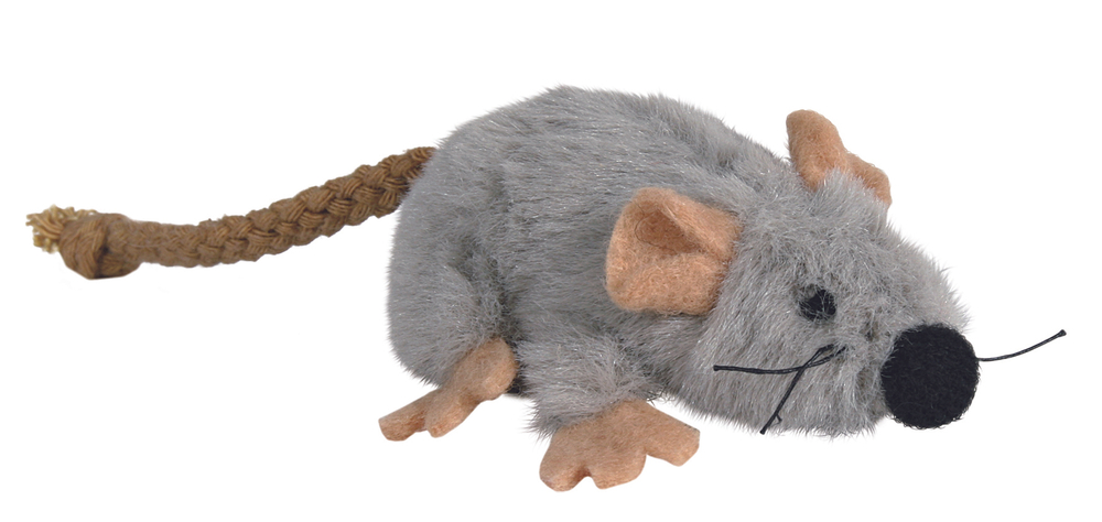 Игрушка для кошек Trixie Mouse, размер 7см., серый
