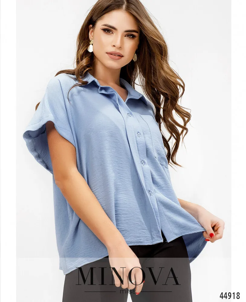 Рубашка 4140-голубой Minova