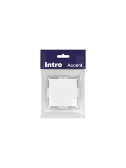 Выключатель 1-кл. СП Accent 6-101-01М 10А IP20 250В AL/CU бел. матов. Intro Б0063468