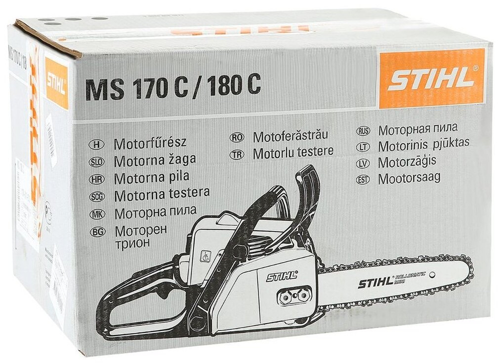 Бензиновая пила STIHL MS 180 C-BE-14 шина 14" 2 л.с