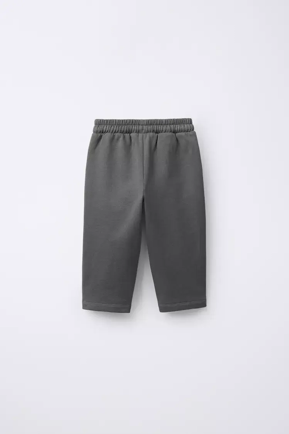 ZARA БРЮКИ ИЗ ВЕЛЬВЕТА И ФУТЕРА, СЕРО-СИНИЙ