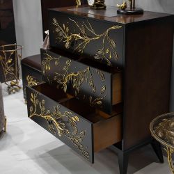 Комод Oliva Branch (Олива Бранч) с 3 ящиками Каштан Амбер