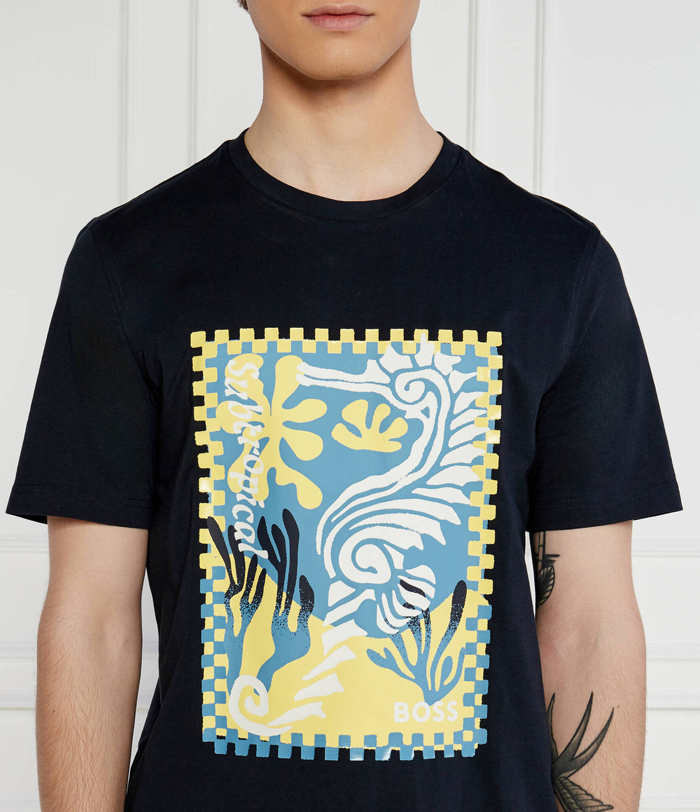 Футболка BOSS ORANGE - темно-синий(50516003)