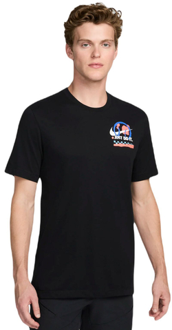 Мужская теннисная футболка Nike Court Dri-Fit - черный