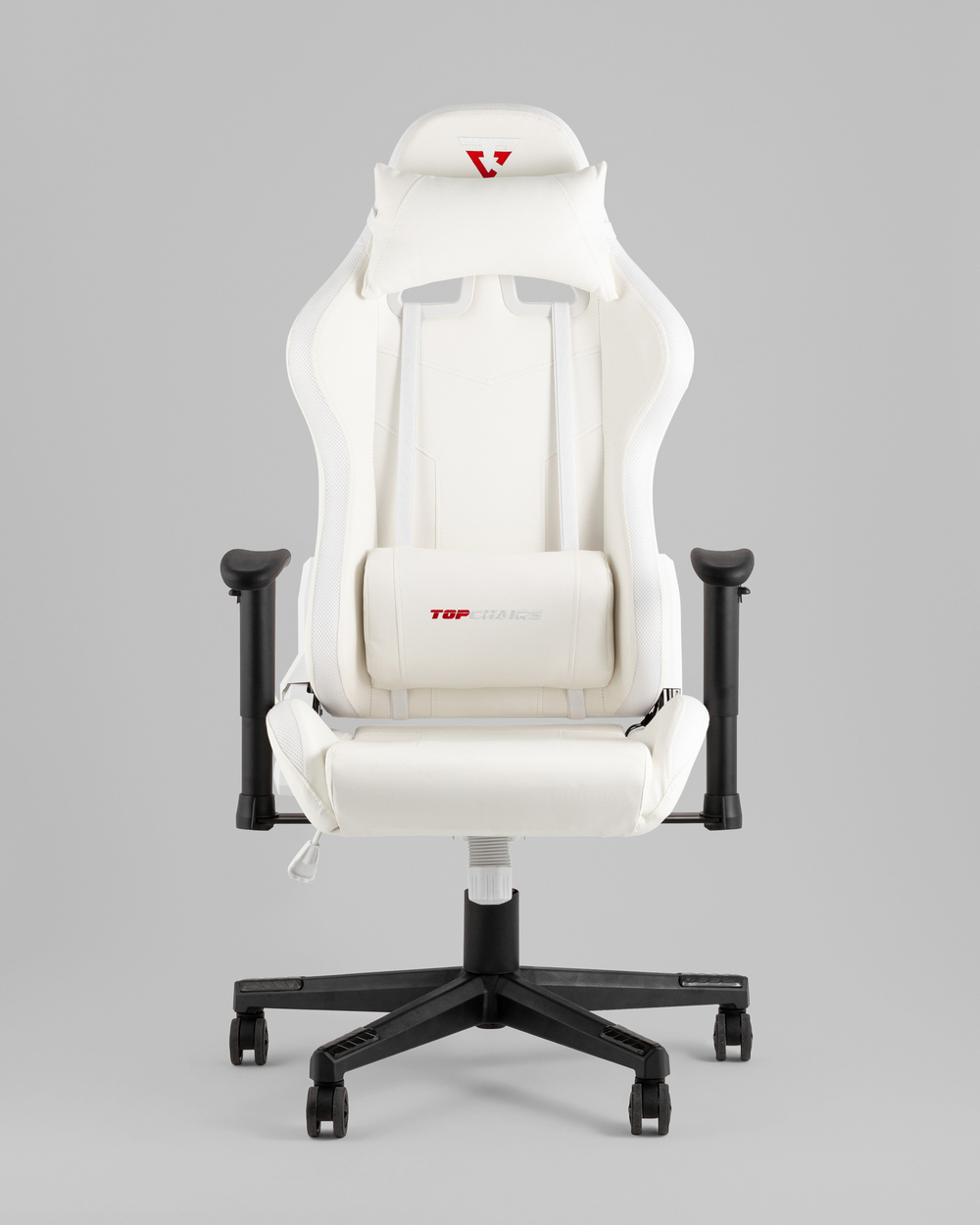 Кресло спортивное TopChairs GMM-080 белый на черной базе