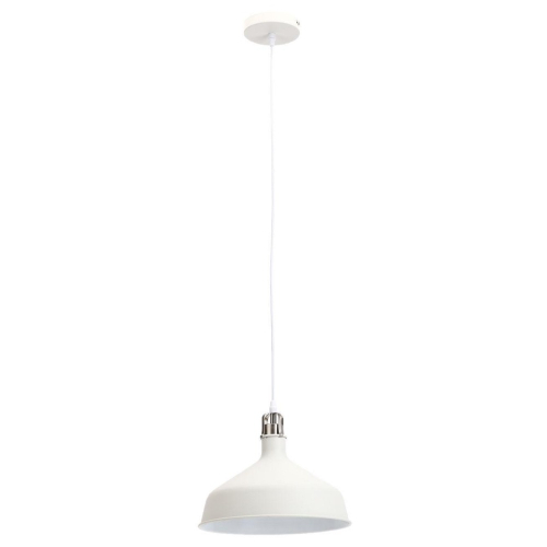 Подвесной светильник Эра PL2 WH/SN шагрень белый/сатин никель