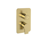 Встраиваемый смеситель для душа на 3 выхода BLAUTHERM 941513SOC золото