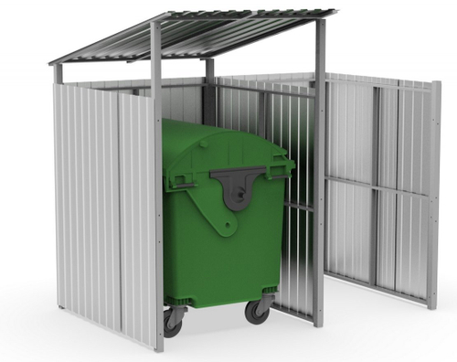 Навес для ТБО с отсеком для крупногабарита Тип 1 255.02.01