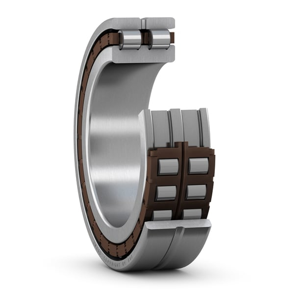 Прецизионный двухрядный цилиндрический роликоподшипник с элементами для смазывания NN 3011 TN/SPW33