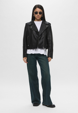 Куртка кожаная женская BOSS C_Sandy