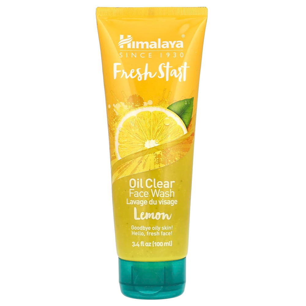 Himalaya, Fresh Start, масляное очищающее средство для умывания, лимон, 100 мл (3,4 жидк. унц.)
