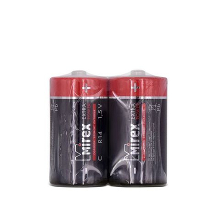 Батарейка солевая R14 Mirex