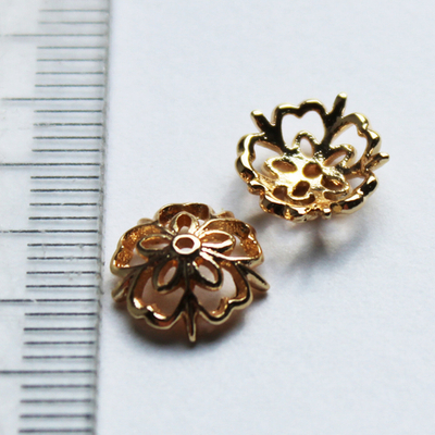 Шапочки люкс позолота 9мм