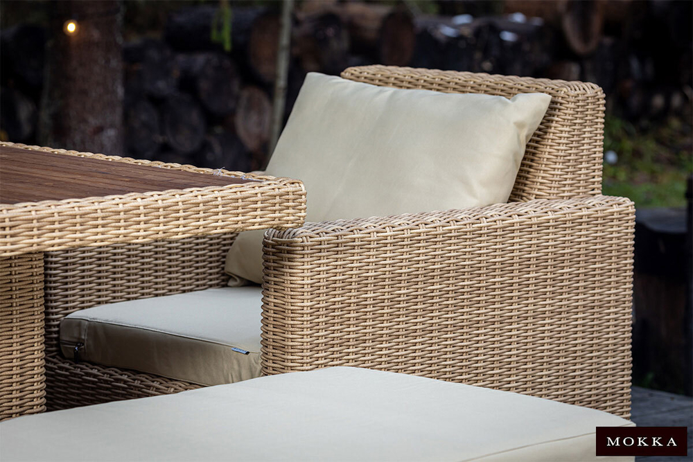 MOKKA BELLA кресло, соломенный