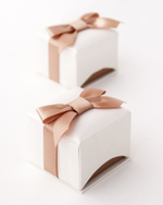 Картонный футляр «Крем-брюле» 53x53x39 мм под кольцо