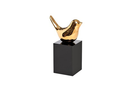 Статуэтка "Птичка золотая" 18см на подставке