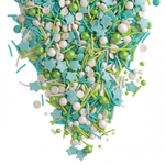 Посыпка микс бело-зеленый-мятный (№1008) 100 гр.