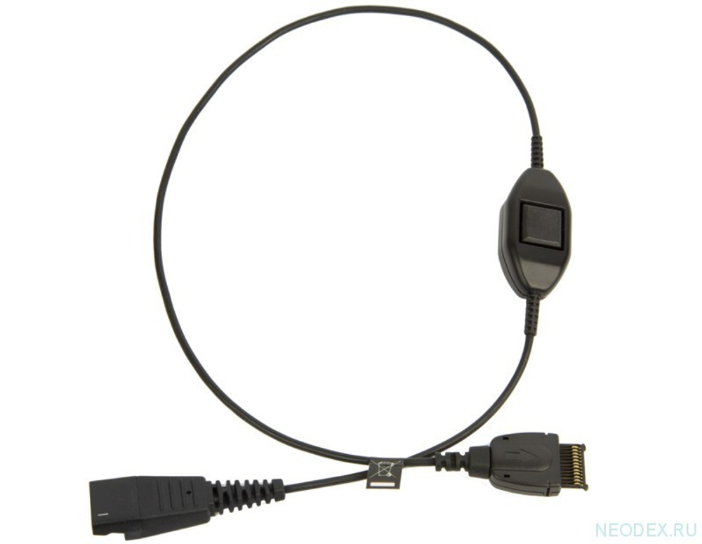 Jabra шнур-переходник с QD на Siemens Slim-Lumberg ( 8800-00-76 )