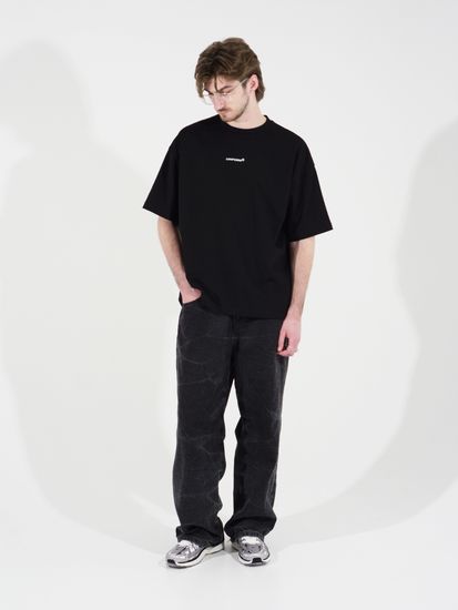 Футболка UNIFORM Heavy minilogo черный/белый