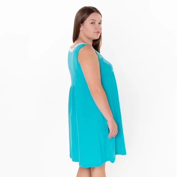 Ночная сорочка женская, цвет ментол, размер 46