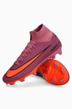 Бутсы Nike Zoom Mercurial Superfly 10 Pro FG - бордовый