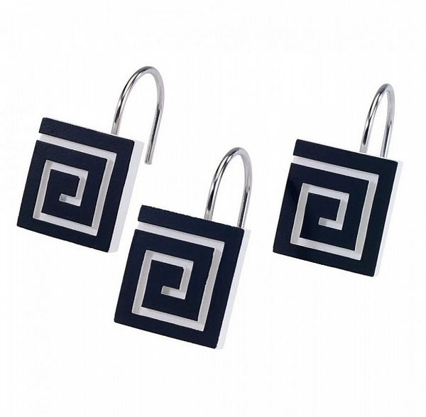 Набор из 12 крючков для шторки Avanti Gramercy