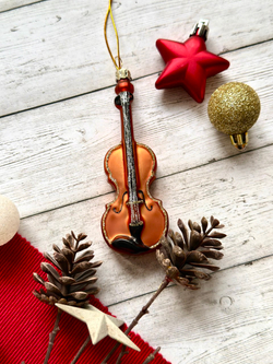 Елочное украшение "Скрипка"