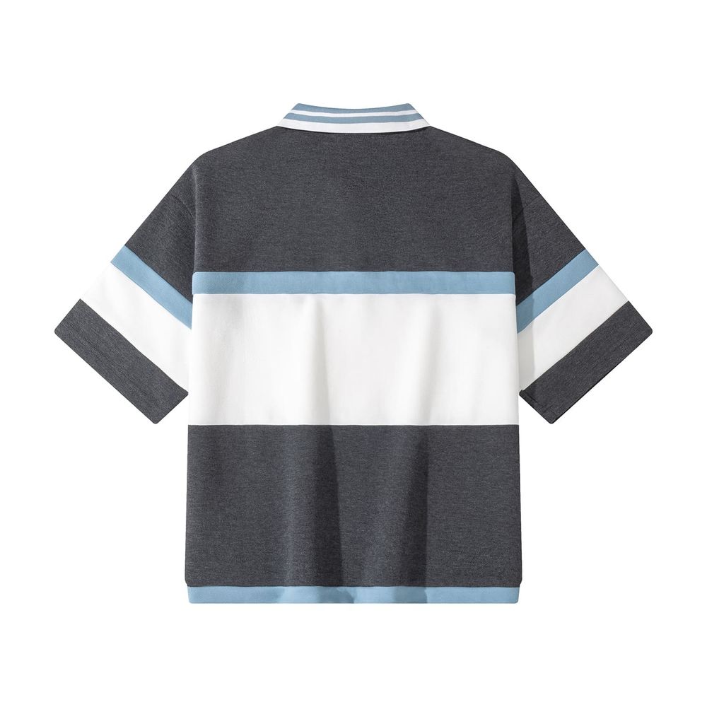 Поло Ymkashix серый меланж