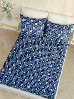 Постельное белье Сказка "Мозаика (компаньон)" семейное   наволочки 50х70 2шт Простынь на резинке 160х200 см  Пододеяльник 145х215 см(2шт)