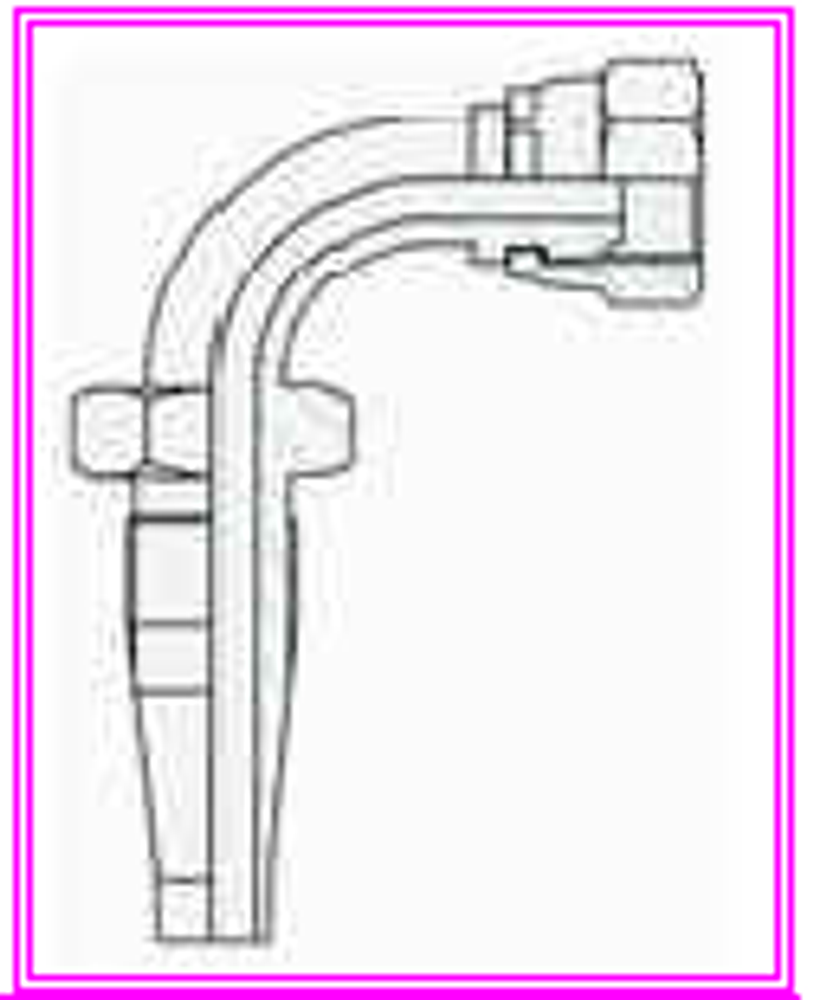 Фитинг DN 10 BSP (Г) 3/8&quot; (90) многоразовый