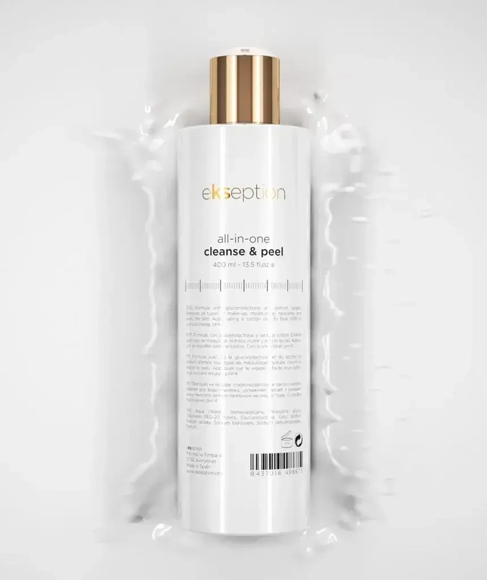 Ekseption All-in-One Cleanse & Peel , 400 мл, Молочко для очищения кожи и эксфолиации