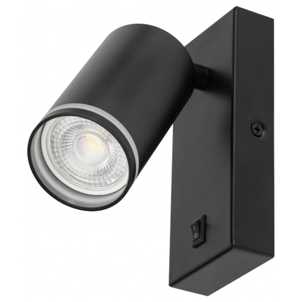 Светильник настенный ЭРА WL19 BK GU10 MR16 IP20 черный