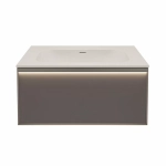 Тумба с раковиной Vincea Elise 80 VMC-4EL800MG/VCB-4EL800MW серый матовый