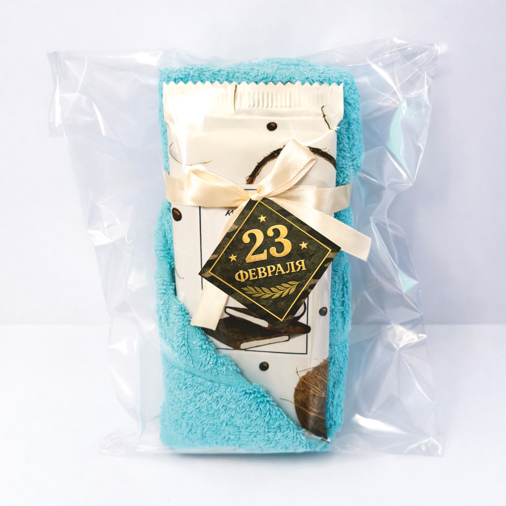 Набор полотенце + шоколадка
