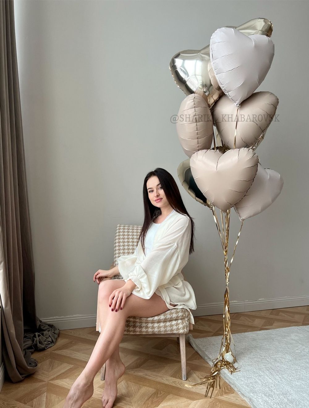 Воздушные шары №6048 (10 сердец) 