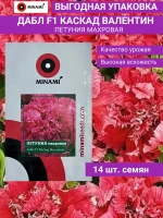 Петуния махровая Дабл F1 Каскад Валентин