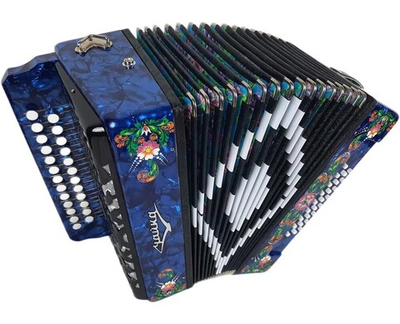 ГАРМОНЬ "ЧАЙКА-204" (S6ХL), ЦВЕТ СИНИЙ