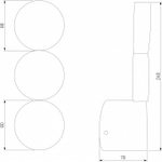 Накладной светильник Elektrostandard Brioni a064595